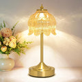 Cordless Lotus Desk Lamp 5200mAh Amber Rechargeable